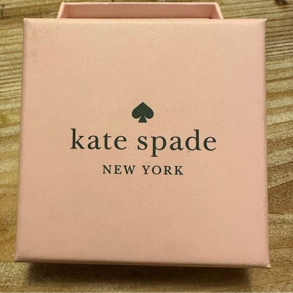 Kate Spade - Flying Colors Bezel Stud Earrings (Clear) NWT - Picture 2 of 6